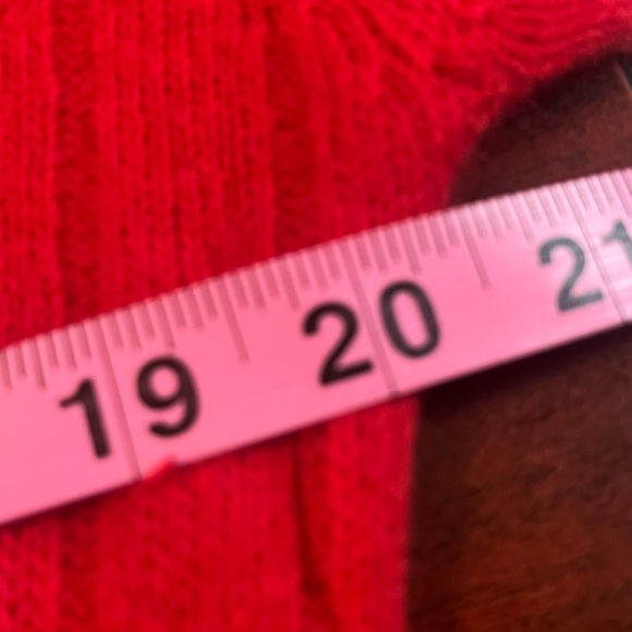 Jennifer Moore Petites Sz S Lambswool Thai Retro V-neck Red Knit Cardigan
﻿ - Picture 6 of 8